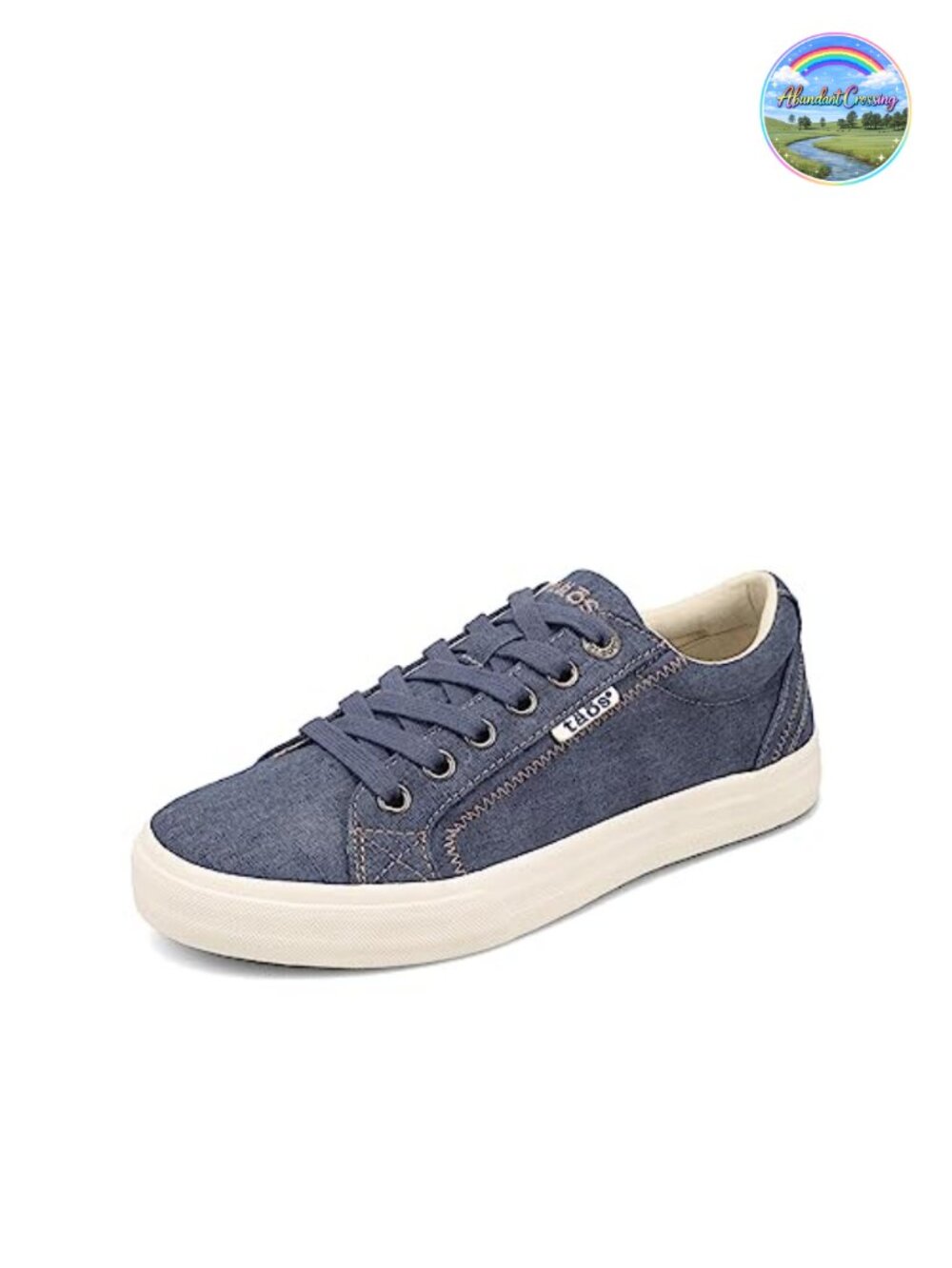 Canvas Platform Sneakers with Arch Support and Removable Footbed